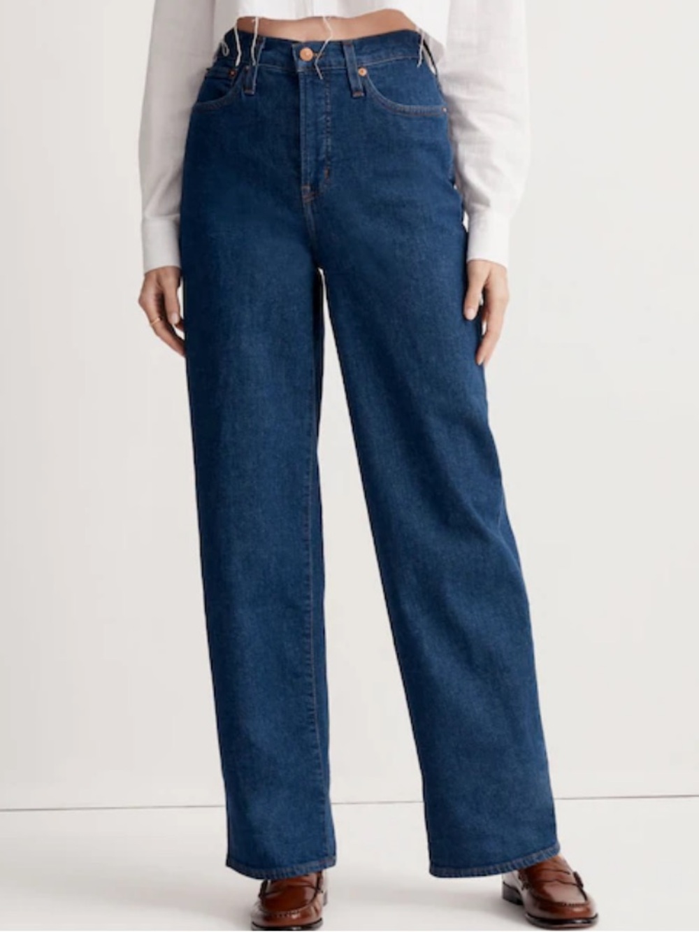 Madewell The Perfect Vintage Wide-Leg Jean in Fairdale Wash 28